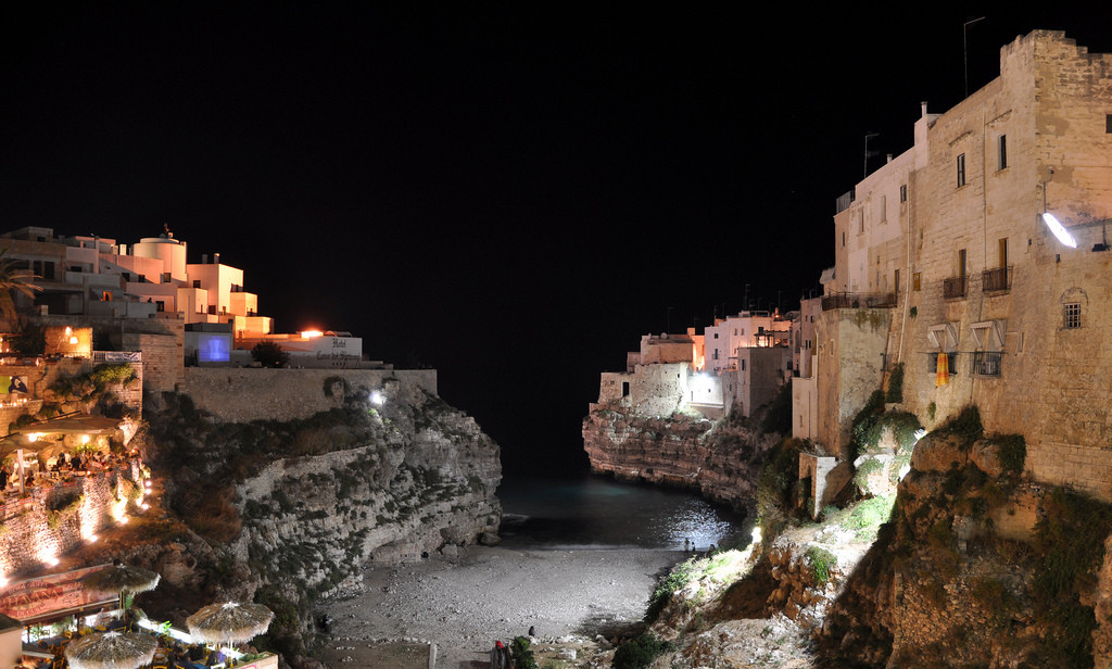 Polignano a Mare di notte
